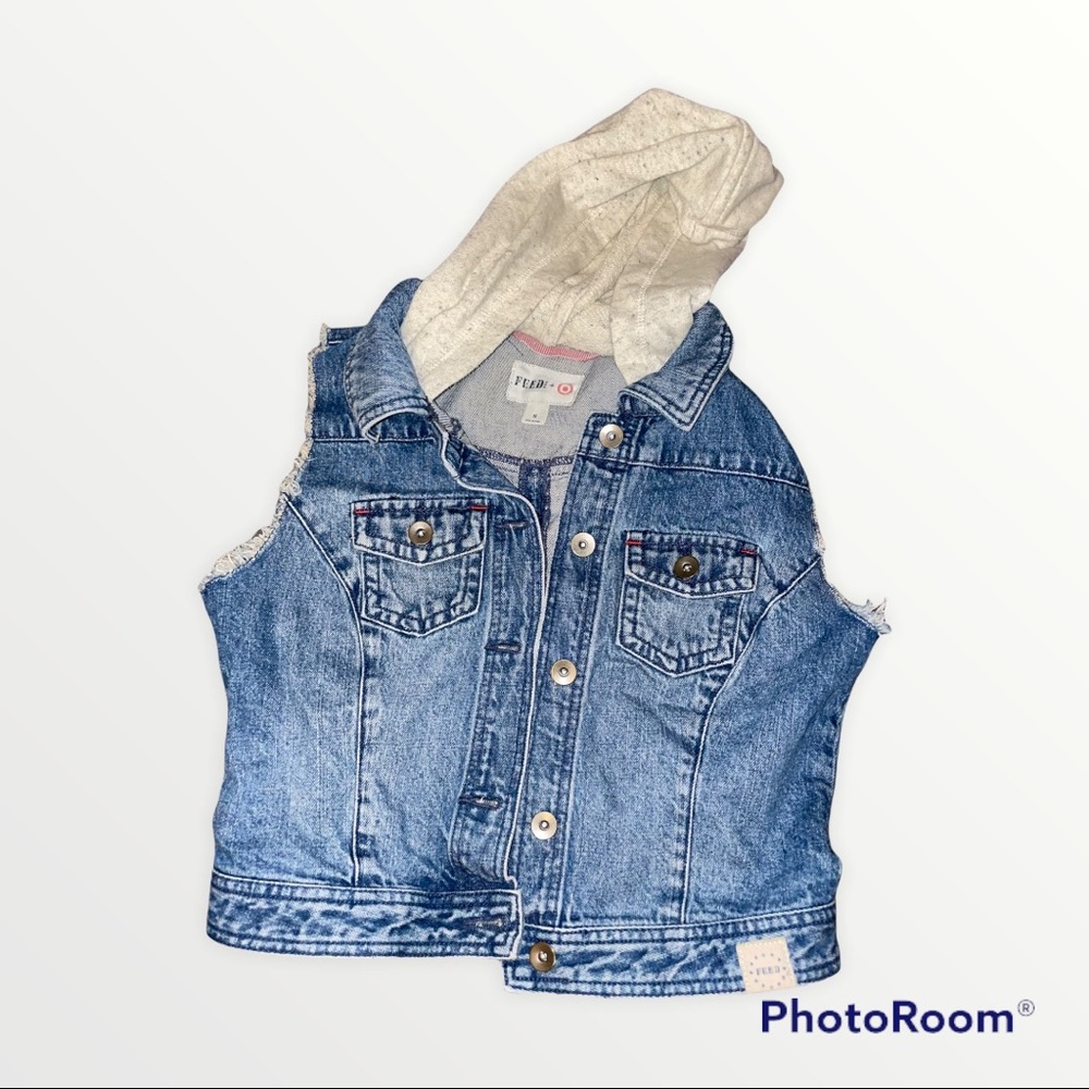 Jean Vest w hood